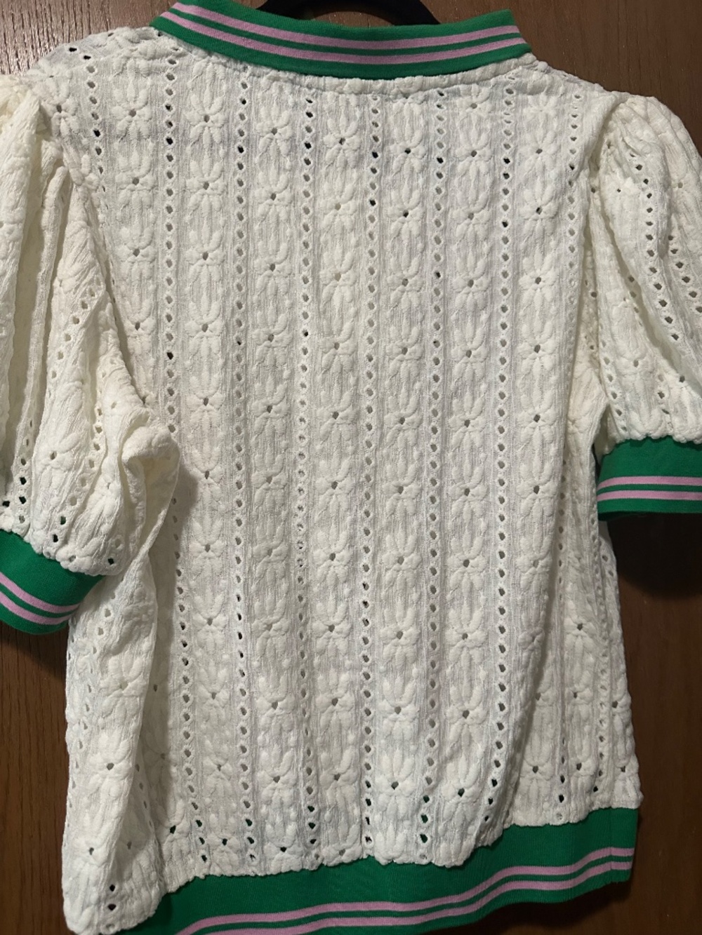 Anthropologie Lace Polo Style Top | NWT - Picture 7 of 16